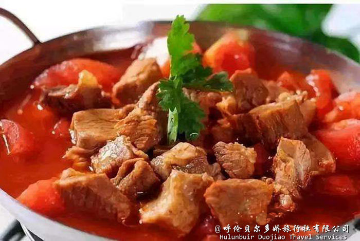 黑山頭美食牛肉燉柿子