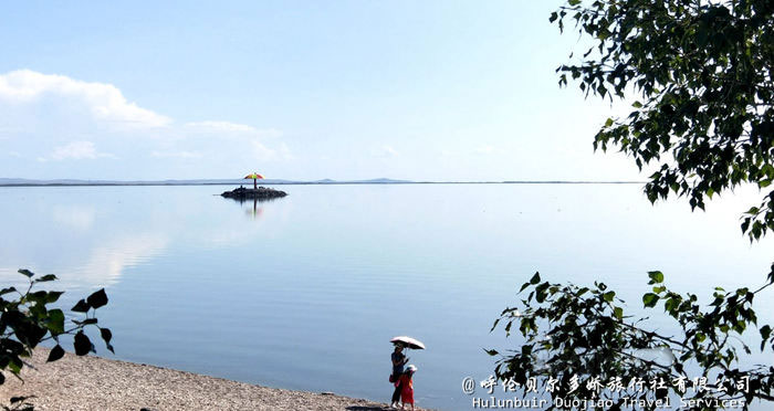 呼倫湖景色