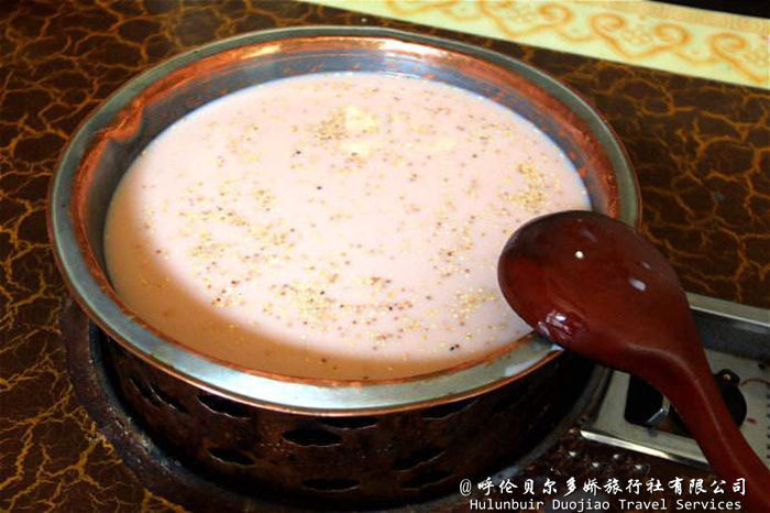 呼倫貝爾草原美食奶茶