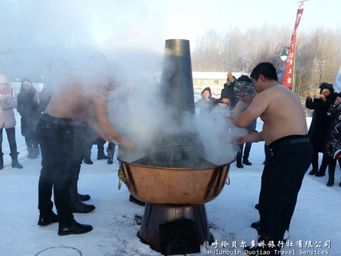 呼倫貝爾根河冬季景色