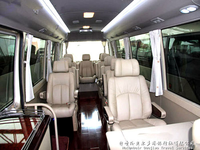 呼倫貝爾旅游包車,豐田考斯特17座中巴車